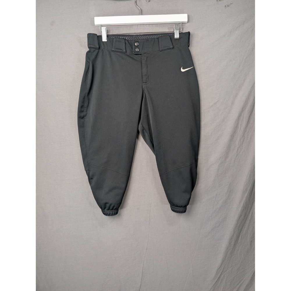 Nike Team Engineered Womens Baseball Softball Pants AV6718-010 Black Medium